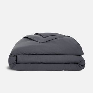 Brooklinen Linen Onyx King Duvet Cover and Two Pillowcases